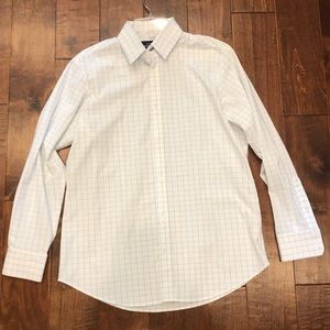Mizzen+Main men’s white performance dress shirt